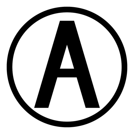 Dry cleaning with any solution Clothes care symbols Washing concept Laundry sign icon black color vector illustration flat style simple imageのイラスト素材