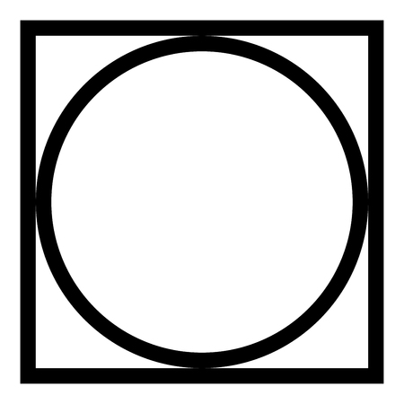 Can be spinning squeezed dry in the washing machine Clothes care symbols Washing concept Laundry sign icon black color vector illustration flat style simple imageのイラスト素材