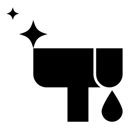 Rain gutter clearing eavestrough clean concept downpipe distribution pipe service cleaner roof drainage system chute clogged delete downspout icon black color vector illustration image flat style simpleのイラスト素材