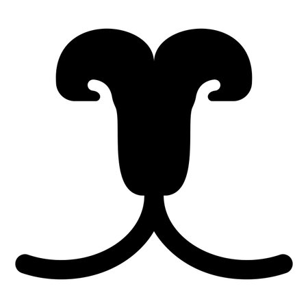 Cat's nose mouth cat pet concept veterinary icon black color vector illustration image flat style simpleのイラスト素材