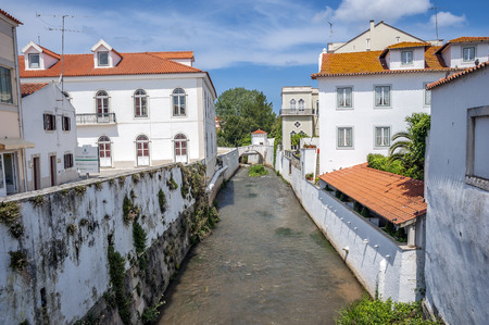 Portugal, Alcoba?a . Here merge two small rivers Alcoa and Bass , hence the name of the town that grew up around the first Cistercian monastery in Portugal.のeditorial素材