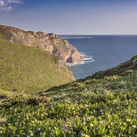 Cabo da Roca - the western promontory of the Eurasian continent , located in the territory of...