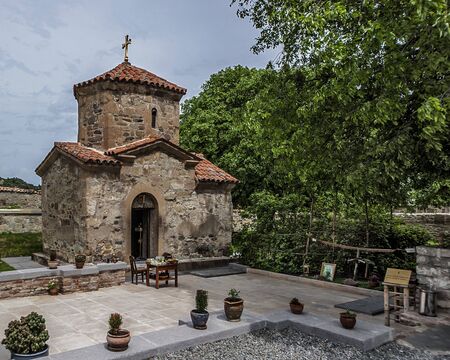 Georgia, Mtskheta . The second largest temple of Mtskheta - Samtavro - built in the 11th century ....