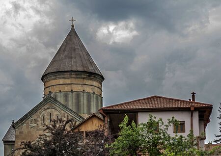 Georgia, Mtskheta - the spiritual heart of Georgia. Svetitskhoveli Cathedral , built by the 11th...