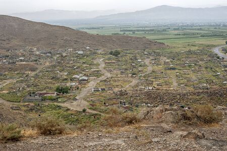 Khor Virap ( the deep dungeon) is an Armenian monastery, located near the border with Turkey. The monastery is known for its location at the foot of the biblical mountain Ararat.の写真素材