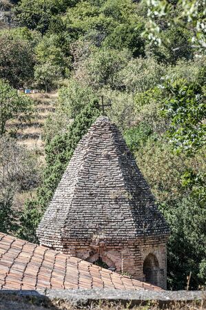 Georgia, the neighborhood of Mtskheta. The monastery complex of Shio-Mgvime (Cave Shio). Church of...