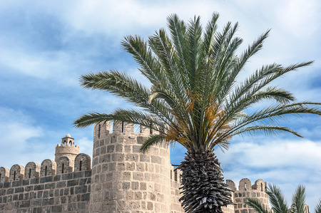 Tunisia, Sousse. The old city (Medina), the fortress-monastery Ribat, built in the eighth century...