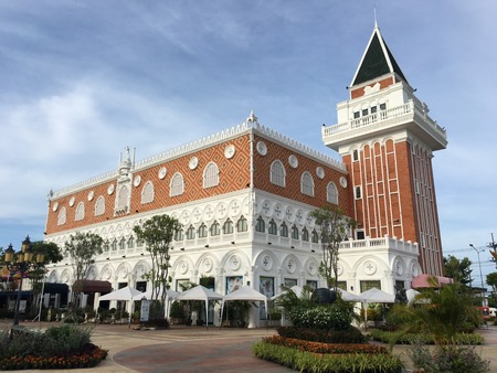 A church building in the city of Venice, Italyのeditorial素材