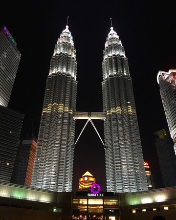 KLCC Nightviewのeditorial素材