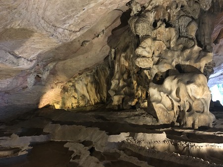 Inside a Caveの写真素材