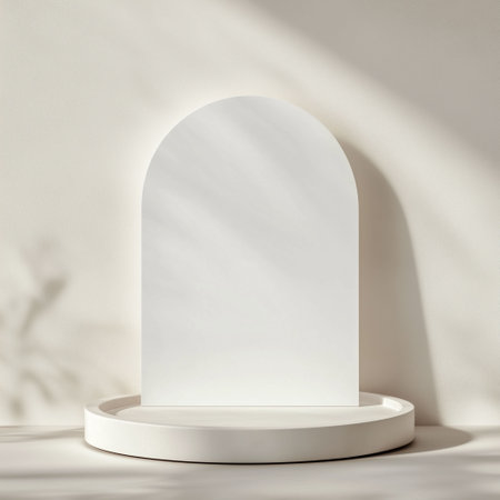 A high-quality mockup of a blank greeting card / menu ideal for Wedding, or Birthday occasions.の素材