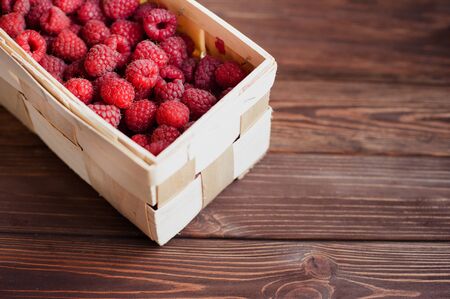 Vitamins. Summer berries. Raspberries background. Close up, top view, high resolution product....