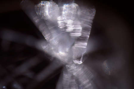 crystal light overlay. prismatic suncatcher reflections. Light over black background. Use Screen...