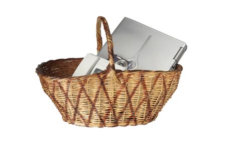 shopping basketの写真素材