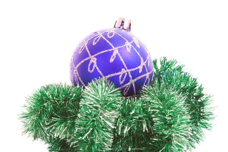 Christmas decoration isolated on a white backgroundの写真素材