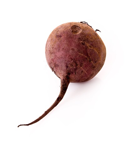 Beet isolated on whiteの写真素材