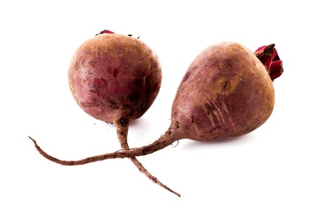 Beet isolated on white