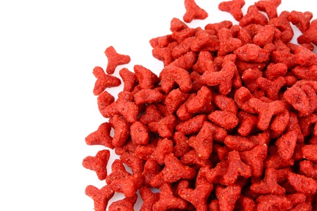 Cats food isolated on whiteの写真素材