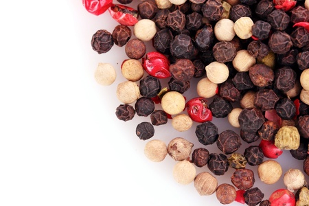 Spices isolated on white