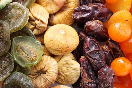 Dried fruits close upの写真素材