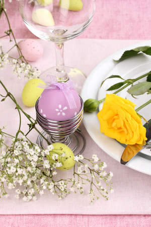 Easter table setting
