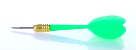 dart isolated on whiteの写真素材