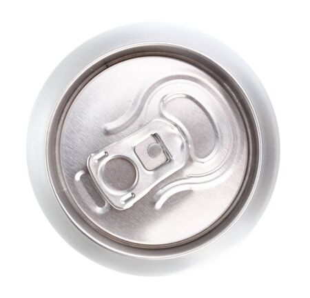 aluminum can isolated on white
