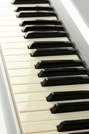 background of synthesizer keyboardの写真素材