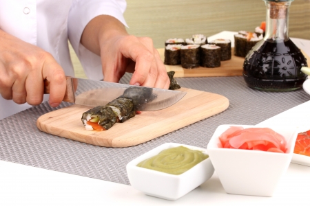 Making rollsの写真素材