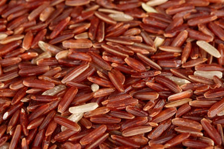 Background  red rice