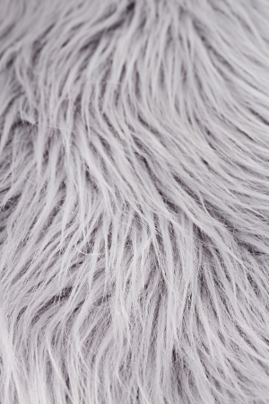 Gray fur texture, close-up.Useful as backgroundの写真素材