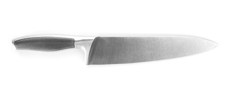 Chef knife isolated on white