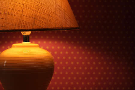 table lamp on wallpaper background
の写真素材