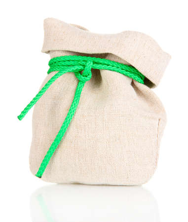 Small sack, isolated on whiteの写真素材