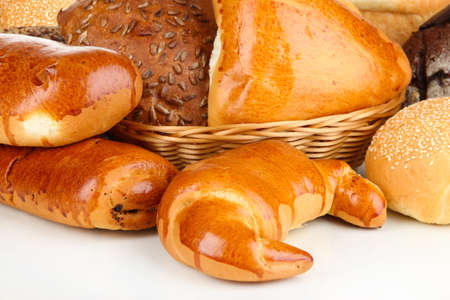 Variety of bread close up