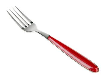 Fork, isolated on whiteの写真素材