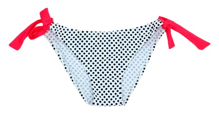 Women's pants swimsuit isolated on white