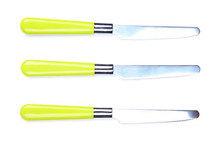 Knives, isolated on whiteの写真素材