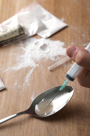 Problems with illegal drugsの写真素材