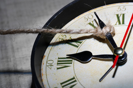 Concept of stopping time の写真素材