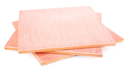 Ceramic tiles isolated on white