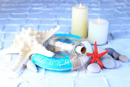 Composition of marine itemsの写真素材