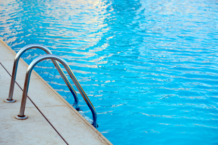 Hotel swimming poolの写真素材