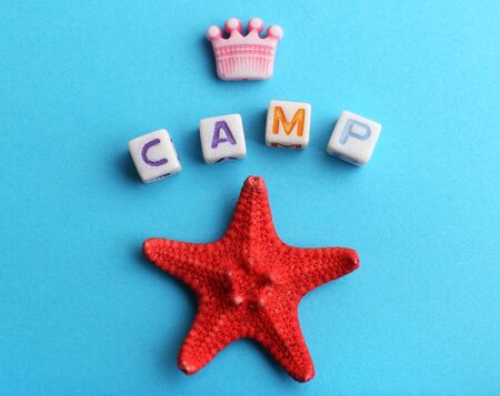 Summer Camp conceptの写真素材