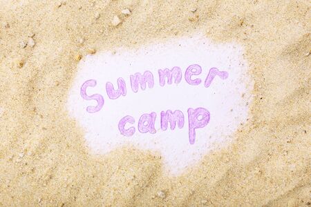 Summer Camp conceptの写真素材