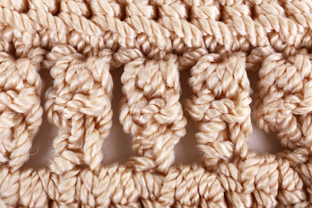 Piece of wicker cloth closeup