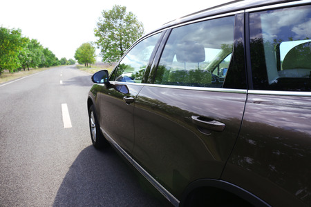 Car on roadの写真素材