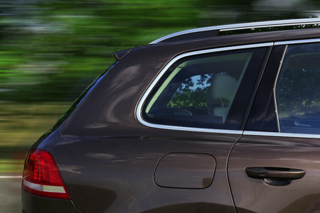 Car on road