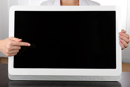 Modern tablet pc close-upの写真素材