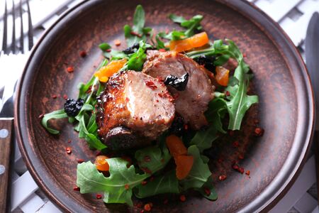 Grilled Lamb steakの写真素材